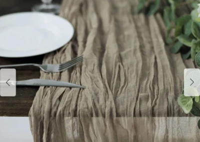 Natural table runners